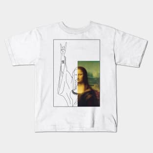 Rock Mona Lisa Kids T-Shirt